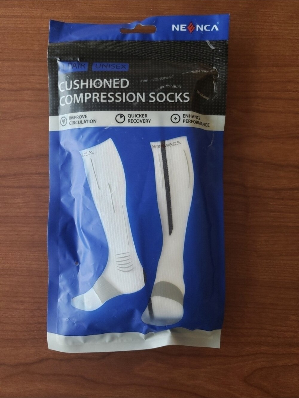 Unisex Neenca Cushion Compression Socks Mens Womans Small/Medium Circulation NEW